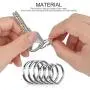 FANDAMEI 200 Pieces Split Key Rings Bulk for Keychain Key and Art Crafts(25 mm /0.98 inch 100pcs ，28 mm /1.1 inch 100pcs)