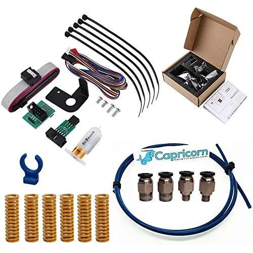 Upgraded BLTouch V1 Auto Bed Leveling Sensor Kit for Creality Ender 3/Pro/Ender 5/Pro/CR-10 with 1 Meter Capricorn PTFE Bowden Tubing and Premium All Metal Bed Springs and PC4-M6 and PC4-M10 Fittings Upgraded BLTouch V1 Auto Bed Leveling Sensor Kit for Creality Ender 3/Pro/Ender 5/Pro/CR-10 with 1 Meter Capricorn PTFE Bowden Tubing and Premium All Metal Bed Springs and PC4-M6 and PC4-M10 Fittings