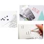Yansanido Pack of 3 Stainless Steel Drawing Ruler Painting Stencils Scale Template Sets Graphics Stencils Number Template Ruler Stencils for Very Fine Pen Tip (3 Pack)