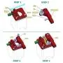 Gwisdom ENDER3 Extruder Upgraded Replacement, Aluminum MK8 Drive Feed 3D Printer Extruders for Creality Ender 3, CR-10, CR-10S, CR-10 S4, CR-10 S5 Gwisdom ENDER3 Extruder Upgraded Replacement, Aluminum MK8 Drive Feed 3D Printer Extruders for Creality Ender 3, CR-10, CR-10S, CR-10 S4, CR-10 S5