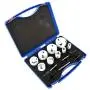 Patioer 15 Pcs Hole Saw Kit High Speed Steel M42 for Metal and Wood General Purpose 3/4'' to 2-1/2'' in Carrying Case Patioer 15 Pcs Hole Saw Kit High Speed Steel M42 for Metal and Wood General Purpose 3/4'' to 2-1/2'' in Carrying Case