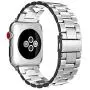 Fintie Band Compatible with Apple Watch 44mm 42mm Series 6/5/4/3/2/1/SE, Premium Stainless Steel Metal Replacement Wrist Strap Bracelet Compatible with All Versions 44mm 42mm Apple Watch, Silver