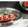 Qualizon 18/8 Stainless Steel Double Layer Round Dinner Plate Good Quality Heat Isolation Dish Set of 2-piece (9Inch) Qualizon 18/8 Stainless Steel Double Layer Round Dinner Plate Good Quality Heat Isolation Dish Set of 2-piece (9Inch)