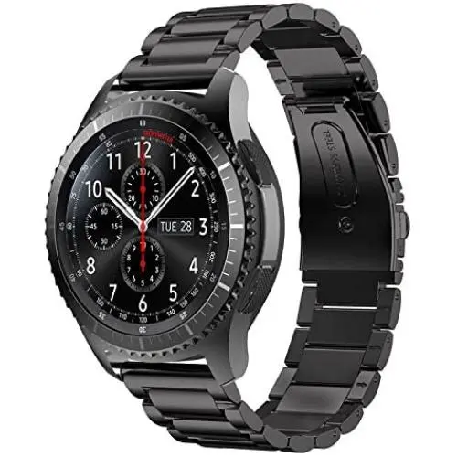 Gear S3 Frontier Band XL/Large, Oitom Premium Solid Stainless Steel Watch Bands Link Bracelet Strap for Samsung Gear S3 Classic Gear S3 Frontier Galaxy Watch 46mm Smart Watch Fitness Black Gear S3 Frontier Band XL/Large, Oitom Premium Solid Stainless Steel Watch Bands Link Bracelet Strap for Samsung Gear S3 Classic Gear S3 Frontier Galaxy Watch 46mm Smart Watch Fitness Black