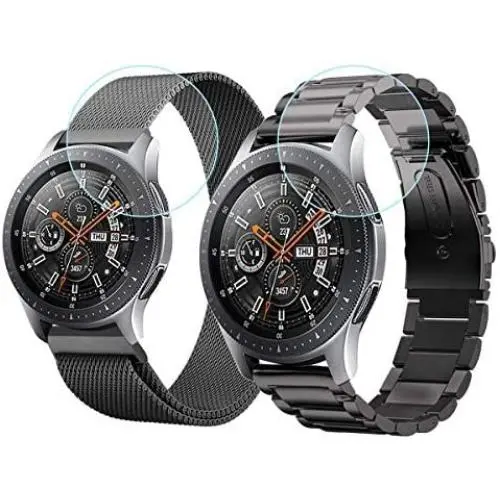 V-MORO Strap Compatible with Gear S3 Frontier Band/Galaxy Watch 46mm Bands Men 22mm Stainless Steel + Mesh Loop Replacement for Samsung Gear S3/Galaxy Watch 46mm R800 Smartwatch Black V-MORO Strap Compatible with Gear S3 Frontier Band/Galaxy Watch 46mm Bands Men 22mm Stainless Steel + Mesh Loop Replacement for Samsung Gear S3/Galaxy Watch 46mm R800 Smartwatch Black