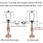7'' Lamp Shade Harp Holder and E26 Light Base UNO Fitter Adapter Converter Finial Set,for Table and Floor Lamps
