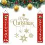 BeauFlw Merry Christmas Banners,Christmas Decorations,Front Door Welcome Christmas Porch Sign Banners for Home Wall Indoor Outdoor Holiday Party Decor (2 Pieces) BeauFlw Merry Christmas Banners,Christmas Decorations,Front Door Welcome Christmas Porch Sign Banners for Home Wall Indoor Outdoor Holiday Party Decor (2 Pieces)