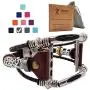 Smatiful Sparkling Leatherbands with Box Case for Men, Adjustable Cuff Accessories Smart Watch Sport Wrist Band for Apple Watch 38mm & 40mm , Brown,Special Edition