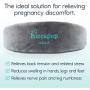 hiccapop Pregnancy Pillow Wedge for Maternity | Memory Foam Maternity Pillows Support Body, Belly, Back, Knees