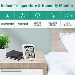 ThermoPro TP50 Digital Hygrometer Indoor Thermometer Room Thermometer and Humidity Gauge with Temperature Humidity Monitor