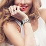 OULUCCI Bling Link Bands Compatible Apple Watch Band 38mm 40mm iWatch Series 6, SE, Series 5, Series 4, Series 3, Series 2, Series 1, Stainless Steel Metal Wristband Strap with Diamond Women Girls