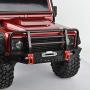 Drfeify RC Metal Front Rear Bumper with LED Lights Spare Parts Fit for Traxxax TRX-4 for SCX10II 90046 1/10 RC Model Cars Drfeify RC Metal Front Rear Bumper with LED Lights Spare Parts Fit for Traxxax TRX-4 for SCX10II 90046 1/10 RC Model Cars