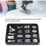 Sewing Machine Kit Set Parts Mini Household Press Foot Sew Machine Accessories Household Multifunctional 16PCS