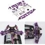 Nobranded Front and Rear Steering Hub Base C Carrier Knuckle Upgrade Kits for 1:14 Wltoys 144001 1:12 124019 124018 RC Car - Purple Nobranded Front and Rear Steering Hub Base C Carrier Knuckle Upgrade Kits for 1:14 Wltoys 144001 1:12 124019 124018 RC Car - Purple