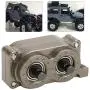 RC Transfer Case, CNC Metal Forward and Reverse Transfer Case Replacement Parts for SCX10 1/10 RC Crawler