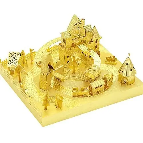 MU Amusement Park Roller Coaster 3D Metal Puzzle Assemble Model Kits DIY Laser Cut Jigsaw Toy YM-L074-C MU Amusement Park Roller Coaster 3D Metal Puzzle Assemble Model Kits DIY Laser Cut Jigsaw Toy YM-L074-C