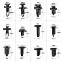 Xinyuan 252PCS Car Plastic Rivets Set -Door Trim Panel Fender Clips Bumper Retainer Clips Fasteners Remover Push Retainer Kit Most Popular Sizes Auto Push Pin Rivets for Honda Toyota Ford GM Chrysler