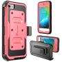 i-Blason Armorbox Case Designed for iPod Touch 7/6/5, Full Body Case with Built-in Screen Protector for Apple iPod Touch 5th/6th/7th Generation, Pink