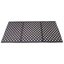 Unifit 19.4 Inch Diamond Pattern Porcelain Enamel Coated Cast Iron Sear Grate Grid Cooking Replacement Parts for Traeger and Pit Boss Pellet Grills (Traeger 34 and Pit Boss 1000XL 1100pro Series)