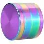 DCOU Rainbow Herb Grinders 2.2 Inches 4 Parts Zinc Alloy Pollen Grinder Colorful Metal Grinder DCOU Rainbow Herb Grinders 2.2 Inches 4 Parts Zinc Alloy Pollen Grinder Colorful Metal Grinder