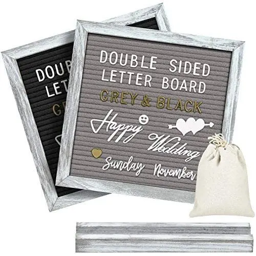 Gelibo Double Sided Letter Board with 750 Precut White & Gold Letters,Months & Days & Extra Cursive Words, Wall & Tabletop Display, Letters Organizer Box (Cyan Rustic 10x10) Gelibo Double Sided Letter Board with 750 Precut White & Gold Letters,Months & Days & Extra Cursive Words, Wall & Tabletop Display, Letters Organizer Box (Cyan Rustic 10x10)