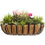 CobraCo HTR24-B 24-Inch English Horse Trough Planter, Black