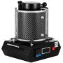 Happybuy 3KG Gold Melting Furnace 2102°F Digital Melting Furnace Machine Heating Capacity 2100W Casting Refining Precious Metals Gold Silver Tin Aluminum