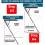 Louisville Ladder AA2210 Elite Aluminum Attic Ladder, 375 Pound Load Capacity, 22-1/2 x 54''
