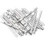 100Pcs Aluminum Strips Nose Wire, Nose Bridge for Mask, Metal Flat Nose Clips Nose Bridge Bracket DIY Wire 100Pcs Aluminum Strips Nose Wire, Nose Bridge for Mask, Metal Flat Nose Clips Nose Bridge Bracket DIY Wire