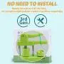 Happizza Installation-Free Button Maker Machine (3rd Gen)25mm(1 in), DIY Pin Button Maker Press Machine Kit, Badge Punch Press Machine with Free 500pcs Button Parts&Pictures&Circle Cutter&Magic Book