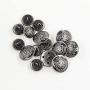 14 Pieces Antique Metal Button for Blazer, Buttons Set for Suits, Sport Coat, Uniform, Jackets (Antique Silver) Leekayer