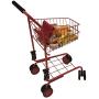 Toy Shopping Cart for Kids and Toddler - Includes Food - Folds for Easy Storage Metal Frame