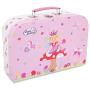 Lucy Locket Fairy Tale Metal Tea Set & Carry Case Toy (14 Piece Pink Tea Set for Children)