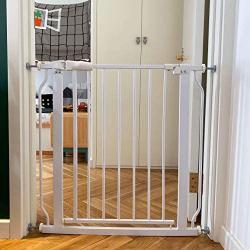 BalanceFrom Easy Walk-Thru Safety Gate for Doorways and Stairways with Auto-Close/Hold-Open Features, Multiple Sizes