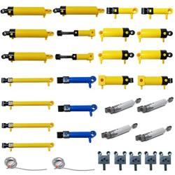 Parts Compatible with Lego Technic 32Pcs DIY Pneumatic Kit with Air Pump Push Rod Switch Piston Air Pipe for Technic Car - Random Color of air Pipe