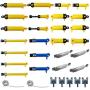 Parts Compatible with Lego Technic 32Pcs DIY Pneumatic Kit with Air Pump Push Rod Switch Piston Air Pipe for Technic Car - Random Color of air Pipe