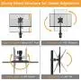 ErGear Monitor Mount for 13-27'' Computer Screens, Improved LCD/LED Monitor Riser, Height/Angle Adjustable Single Desk Mount Stand,Holds up to 17.6lbs, Black - EGCM12 ErGear Monitor Mount for 13-27'' Computer Screens, Improved LCD/LED Monitor Riser, Height/Angle Adjustable Single Desk Mount Stand,Holds up to 17.6lbs, Black - EGCM12