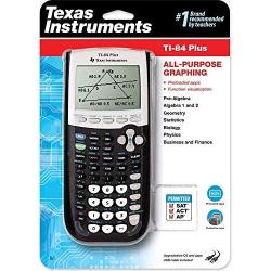 Texas Instruments TI-84 Plus Graphing Calculator, Black