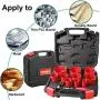 Bi-Metal Hole Saw Kit, HYCHIKA 17 Pcs High Speed Steel 3/4 inches- 2-1/2 inches Set in Case with Mandrels, Durable High Speed Steel, Perfect for Drilling PVC Board, Metal, and Plastic Plate Bi-Metal Hole Saw Kit, HYCHIKA 17 Pcs High Speed Steel 3/4 inches- 2-1/2 inches Set in Case with Mandrels, Durable High Speed Steel, Perfect for Drilling PVC Board, Metal, and Plastic Plate