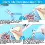 Jewelry Pliers, Shynek 8pcs Jewelry Making Pliers Tools Micro Jewelry Pliers Set Jewelry Making Kit for Jewelry Making Supplies