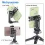 Metal Phone Tripod Mount, iPhone Tripod Adapter, Phone Holder Stand with Arca Swiss Rail, 1/4'' Screw Mount, Ball Head Rotate Vertical & Horizontal, Fits iPhone 7 8 9 X 11 12 Pro Se Samsung Metal Phone Tripod Mount, iPhone Tripod Adapter, Phone Holder Stand with Arca Swiss Rail, 1/4'' Screw Mount, Ball Head Rotate Vertical & Horizontal, Fits iPhone 7 8 9 X 11 12 Pro Se Samsung