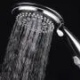 Dream Spa 1459 9-Setting High-Power Ultra-Luxury Handheld Shower Head with Patented ON/OFF Pause Switch and 5-7 foot Stretchable Stainless Steel Hose (Premium Chrome) Use as overhead or handshower Dream Spa 1459 9-Setting High-Power Ultra-Luxury Handheld Shower Head with Patented ON/OFF Pause Switch and 5-7 foot Stretchable Stainless Steel Hose (Premium Chrome) Use as overhead or handshower
