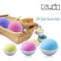 Caydo 30 Pieces 3 Sizes DIY Metal Bath Bomb Mold 15 Set for Crafting Your Own Fizzles