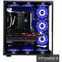 upHere Long Life 120mm 3-Pin High Airflow Quiet Edition Blue LED Case Fan for PC Cases, CPU Coolers, and Radiators 3-Pack,PF120BE3-3
