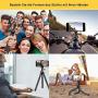 NEW RUICHENG Selfie Stick with Tripod, Extentable Selfie Stick with 360 Rotation Metal Phone Tripod and Wireless Remote for Gopro, Digital Cameras and Cell Phone(Andriod &iOS)