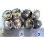 Indian Head Buttons Concho Ornament 15MM Metal 8 Piece Set
