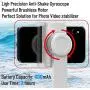 Gimbal Stabilizer for Smartphone with Extendable Bluetooth Selfie Stick and Tripod, 1-Axis Multifunction Remote 360°Automatic Rotation, Auto Balance iPhone/Android Gimbal Stabilizer for Smartphone with Extendable Bluetooth Selfie Stick and Tripod, 1-Axis Multifunction Remote 360°Automatic Rotation, Auto Balance iPhone/Android