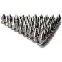 SamuRita Metal Style Mushroom Tree Spikes Leather Studs and Rivets for Crafts DIY Designs(20sets Silver)