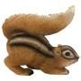 HUNTHAWK Chipmunk Outdoor Brown Squirrel Feeders，Birdfeeder fit for Outside Woodland Squirrels and Other Animals