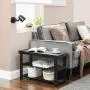 SONGMICS Sturdy Shoe Rack Bench,3-Tier Bamboo Shoe Organizer,Storage Shelf Holds Up to 264 Lbs,ideal for Entryway Bathroom Living Corridor SONGMICS Sturdy Shoe Rack Bench,3-Tier Bamboo Shoe Organizer,Storage Shelf Holds Up to 264 Lbs,ideal for Entryway Bathroom Living Corridor